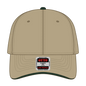 OTTO 23-255 6 Panel Low Profile Baseball Cap - Kha/Kha/Dk.Grn - Kha/Kha/Dk.Grn / 6 1/2’’ - 7 5/8’’