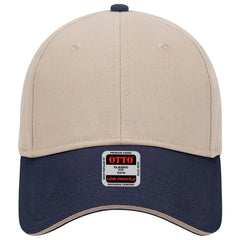 OTTO 23-255 6 Panel Low Profile Baseball Cap - Nvy/Kha/Kha - Nvy/Kha/Kha / 6 1/2’’ - 7 5/8’’