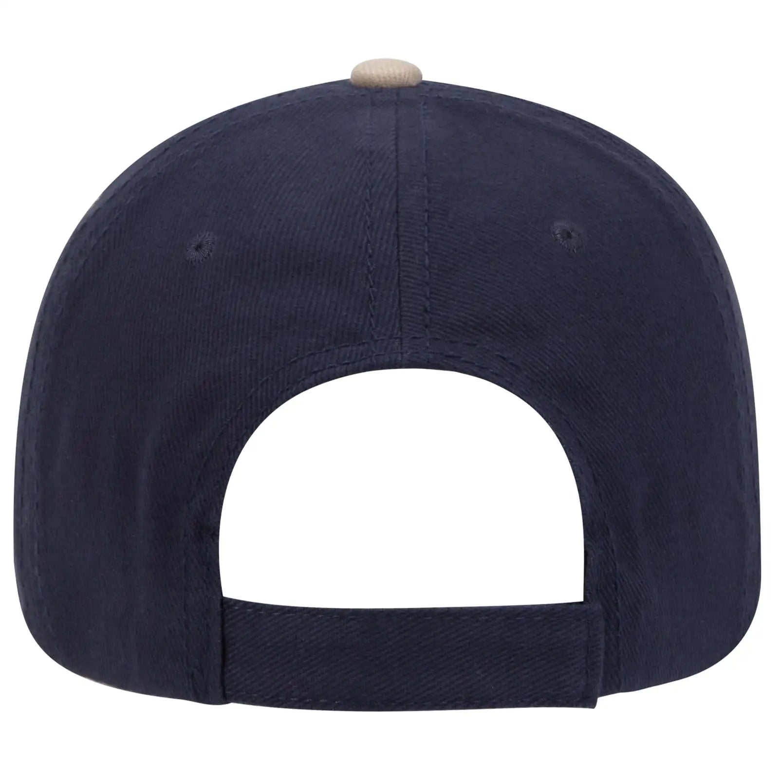 OTTO 23-255 6 Panel Low Profile Baseball Cap - Nvy/Nvy/Kha - Nvy/Nvy/Kha / 6 1/2’’ - 7 5/8’’