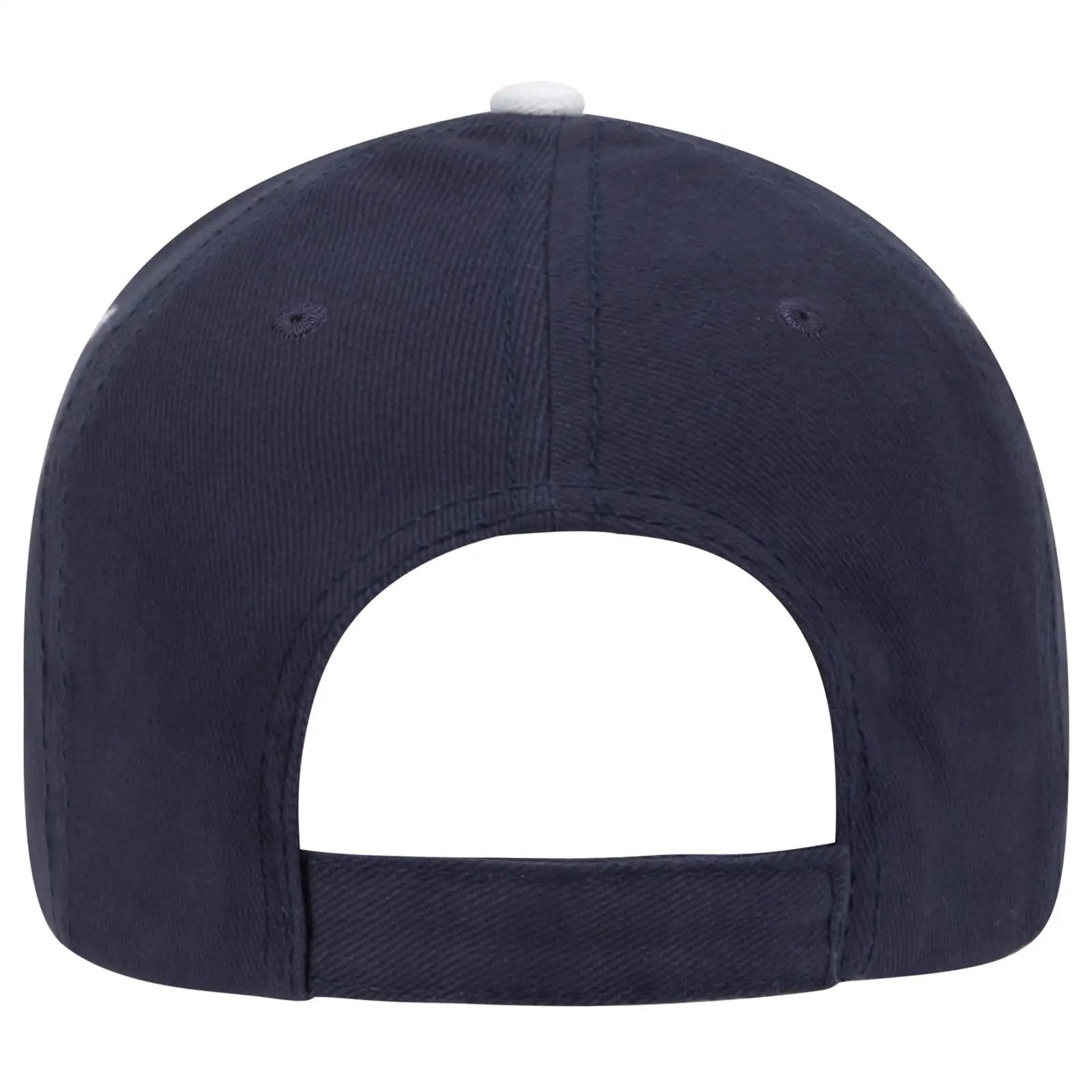 OTTO 23-255 6 Panel Low Profile Baseball Cap - Nvy/Nvy/Wht - Nvy/Nvy/Wht / 6 1/2’’ - 7 5/8’’