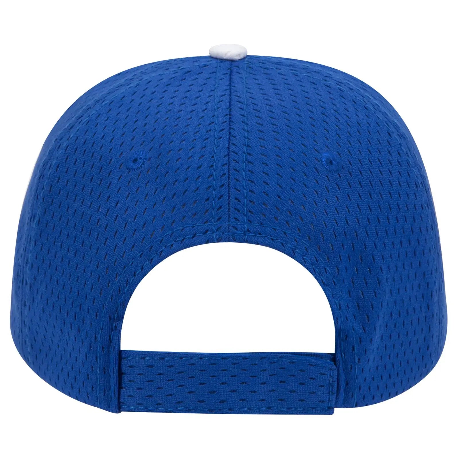 OTTO 23-368 6 Panel Low Profile Baseball Cap - Ryl/Ryl/Wht - Ryl/Ryl/Wht / 6 1/2’’ - 7 5/8’’