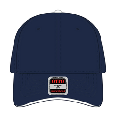 OTTO 23-370 6 Panel Low Profile Baseball Cap - Nvy/Nvy/Wht - Nvy/Nvy/Wht / 6 1/2’’ - 7 5/8’’
