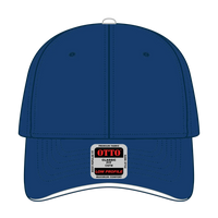 OTTO 23-370 6 Panel Low Profile Baseball Cap - Ryl/Ryl/Wht - Ryl/Ryl/Wht / 6 1/2’’ - 7 5/8’’