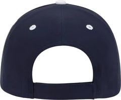OTTO 23-370 Superior Brushed Cotton Twill Sandwich Visor Low Profile Pro Style Structured Firm Front Panel Cap - Navy