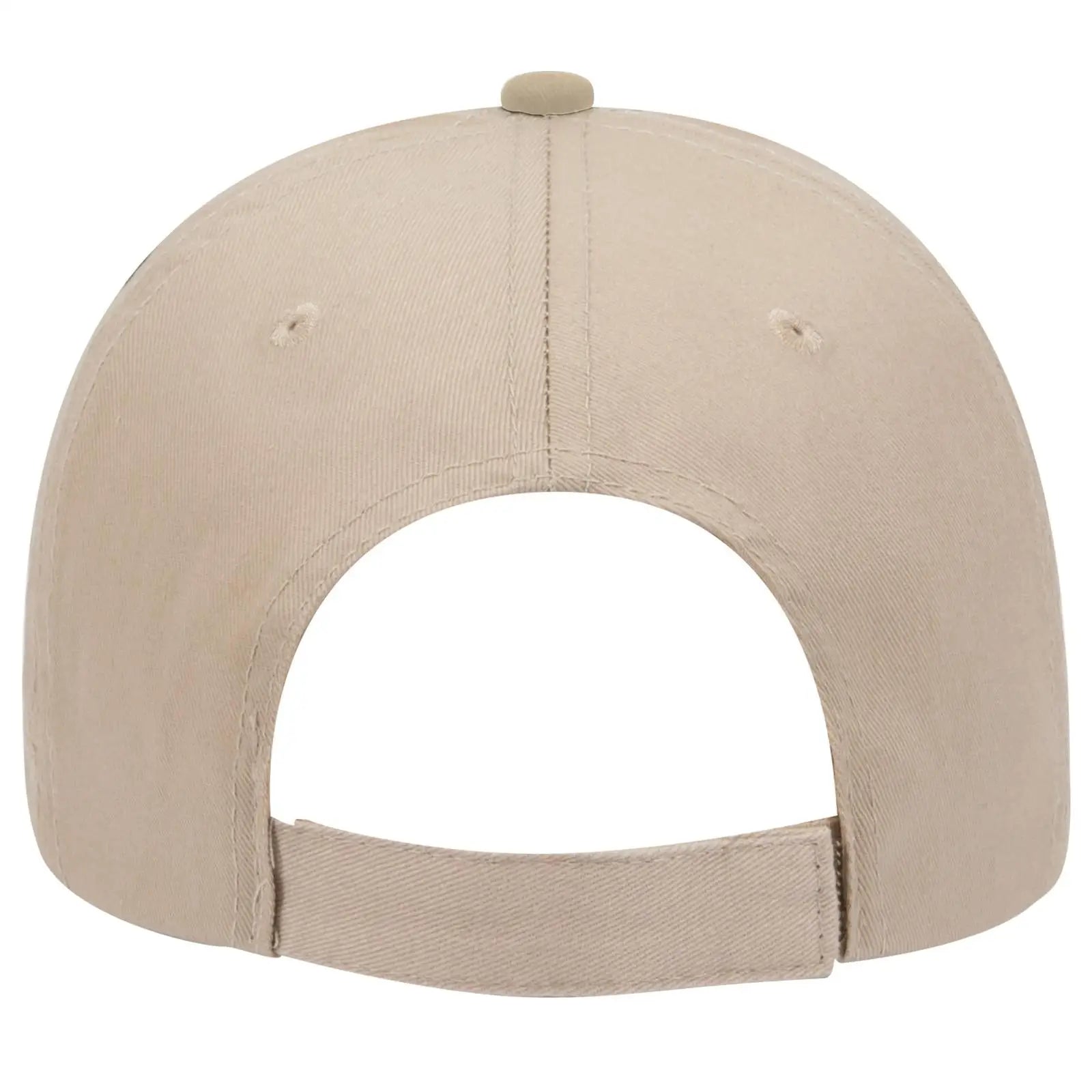OTTO 23-430 6 Panel Low Profile Baseball Cap - Dk.Grn/Kha/Kha - Dk.Grn/Kha/Kha / 6 1/2’’ - 7 5/8’’
