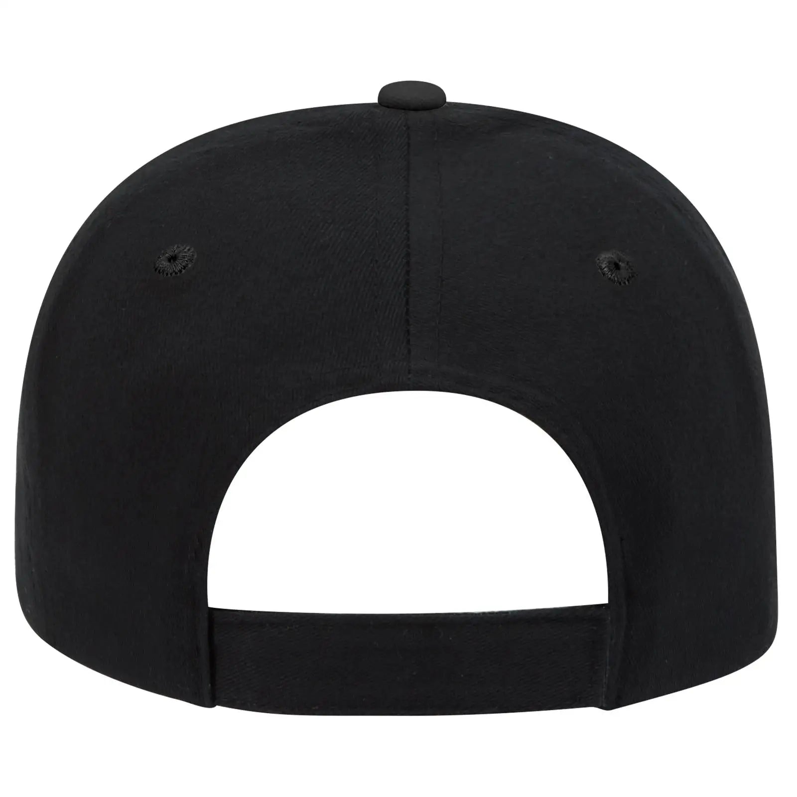 OTTO 23-430 6 Panel Low Profile Baseball Cap - Kha/Blk/Blk - Kha/Blk/Blk / 6 1/2’’ - 7 5/8’’
