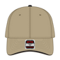 OTTO 23-430 6 Panel Low Profile Baseball Cap - Kha/Kha/Blk - Kha/Kha/Blk / 6 1/2’’ - 7 5/8’’