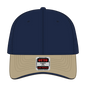 OTTO 23-430 6 Panel Low Profile Baseball Cap - Kha/Nvy/Nvy - Kha/Nvy/Nvy / 6 1/2’’ - 7 5/8’’