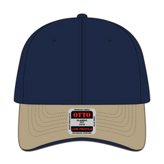 OTTO 23-430 6 Panel Low Profile Baseball Cap - Kha/Nvy/Nvy - Kha/Nvy/Nvy / 6 1/2’’ - 7 5/8’’