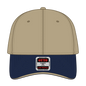OTTO 23-430 6 Panel Low Profile Baseball Cap - Nvy/Kha/Kha - Nvy/Kha/Kha / 6 1/2’’ - 7 5/8’’