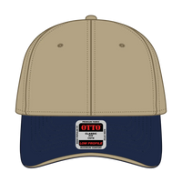 OTTO 23-430 6 Panel Low Profile Baseball Cap - Nvy/Kha/Kha - Nvy/Kha/Kha / 6 1/2’’ - 7 5/8’’