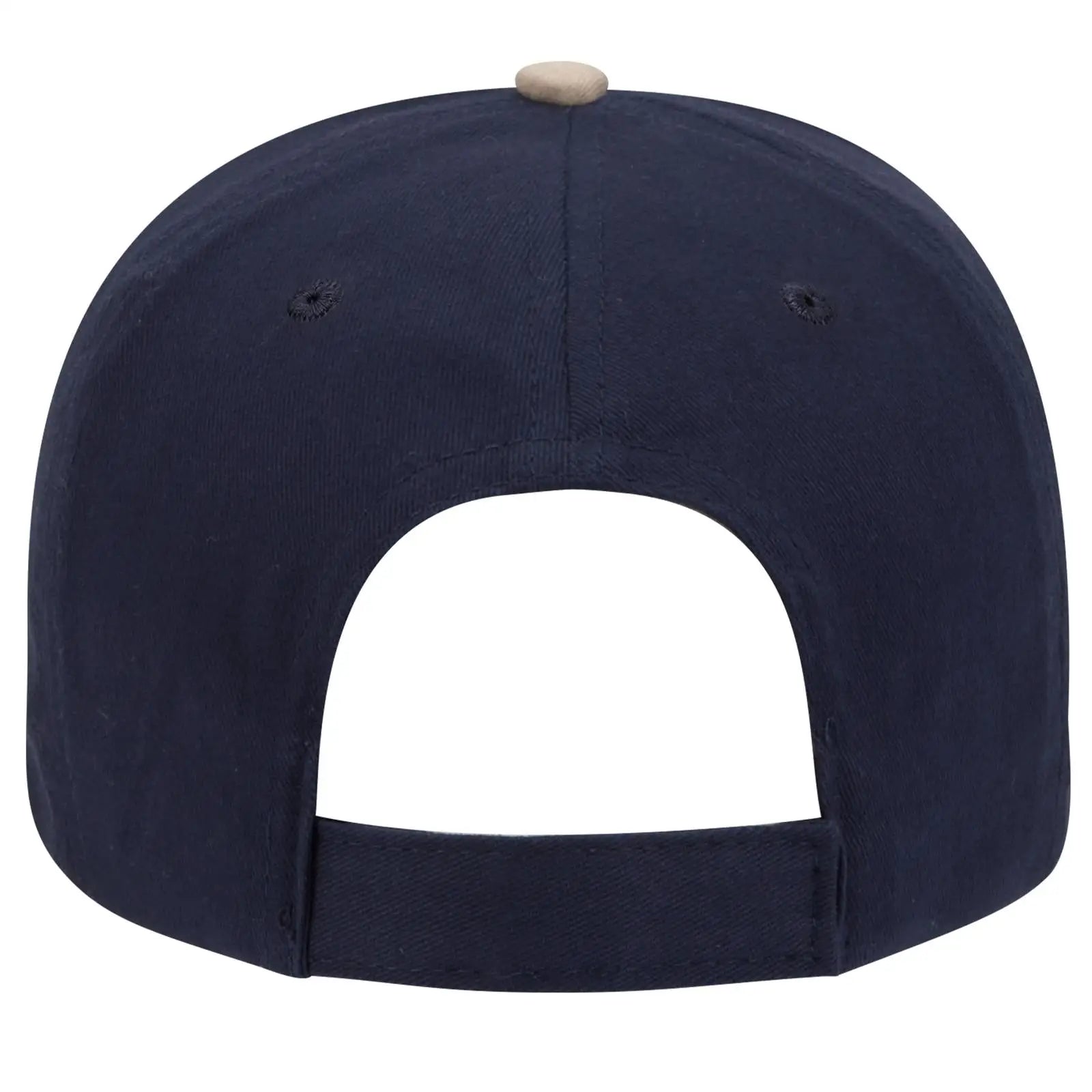 OTTO 23-430 6 Panel Low Profile Baseball Cap - Nvy/Nvy/Kha - Nvy/Nvy/Kha / 6 1/2’’ - 7 5/8’’