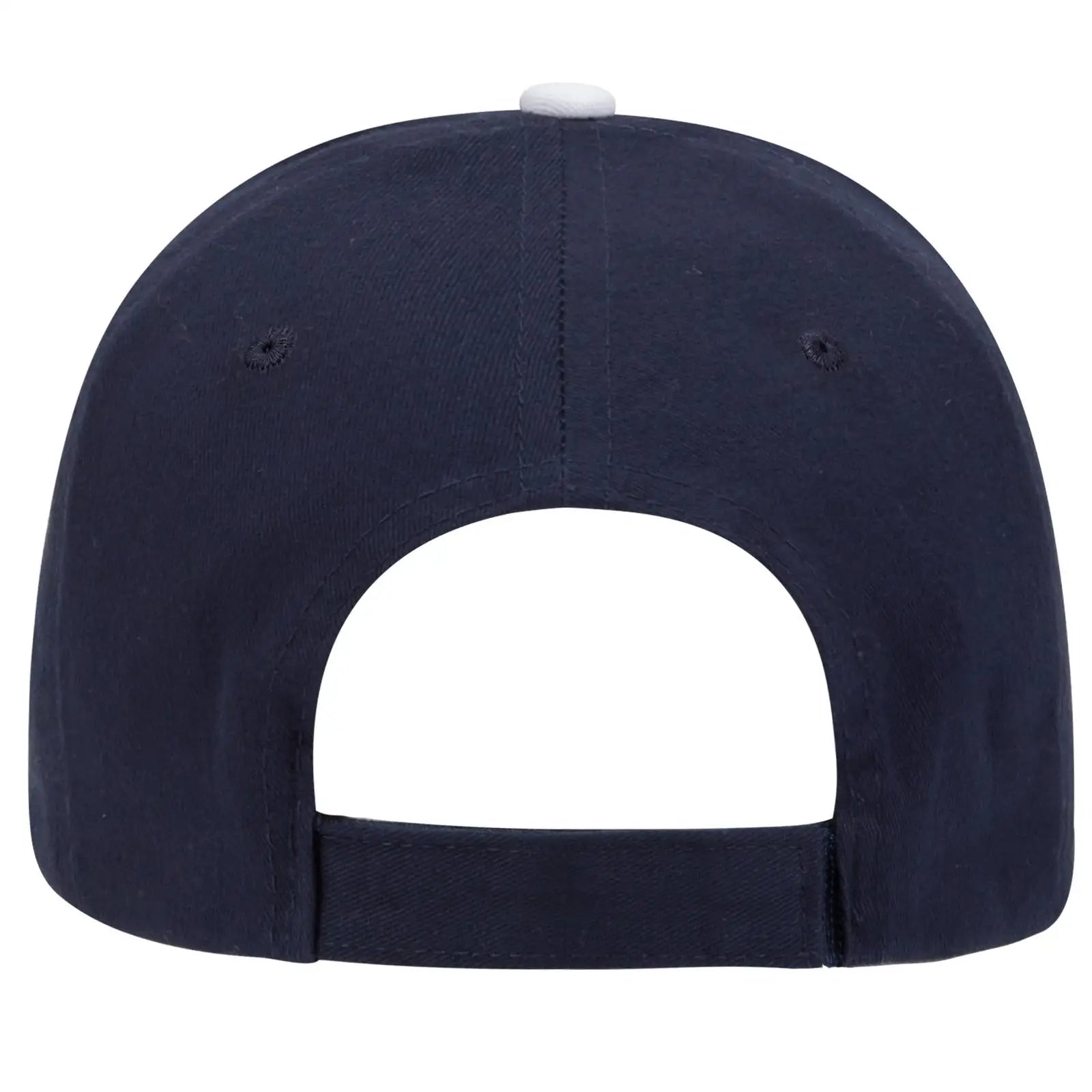 OTTO 23-430 6 Panel Low Profile Baseball Cap - Nvy/Nvy/Wht - Nvy/Nvy/Wht / 6 1/2’’ - 7 5/8’’
