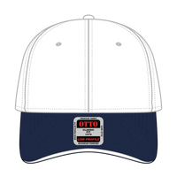 OTTO 23-430 6 Panel Low Profile Baseball Cap - Nvy/Wht/Wht - Nvy/Wht/Wht / 6 1/2’’ - 7 5/8’’