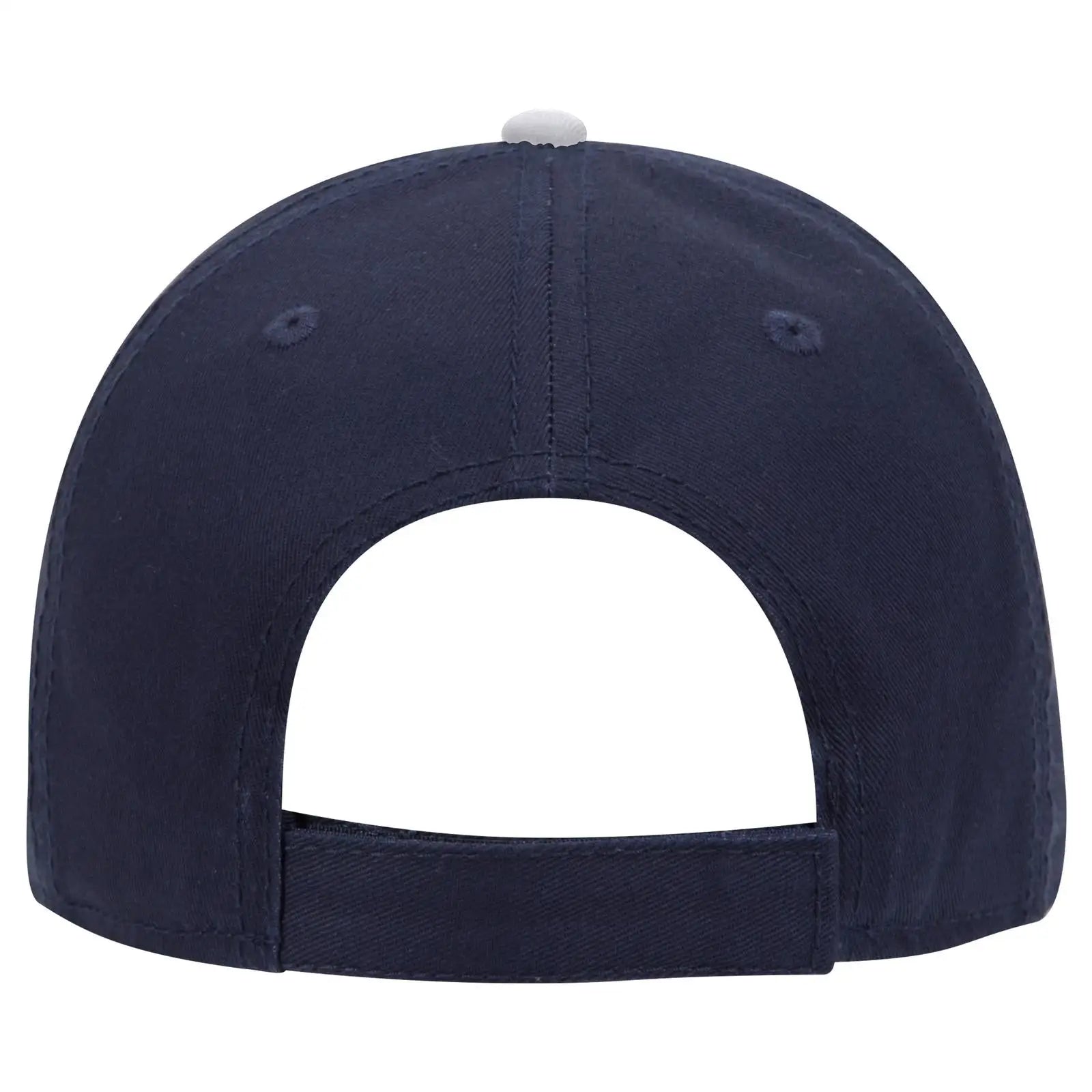 OTTO 23-766 6 Panel Low Profile Baseball Cap - Nvy/Nvy/Wht - Nvy/Nvy/Wht / 6 1/2’’ - 7 5/8’’