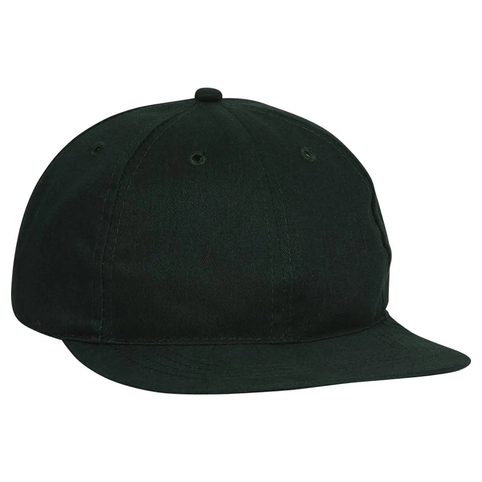 OTTO 24-032 6 Panel Low Profile Baseball Cap - Dk. Green - Dk. Green / 6 1/2’’ - 7 5/8’’
