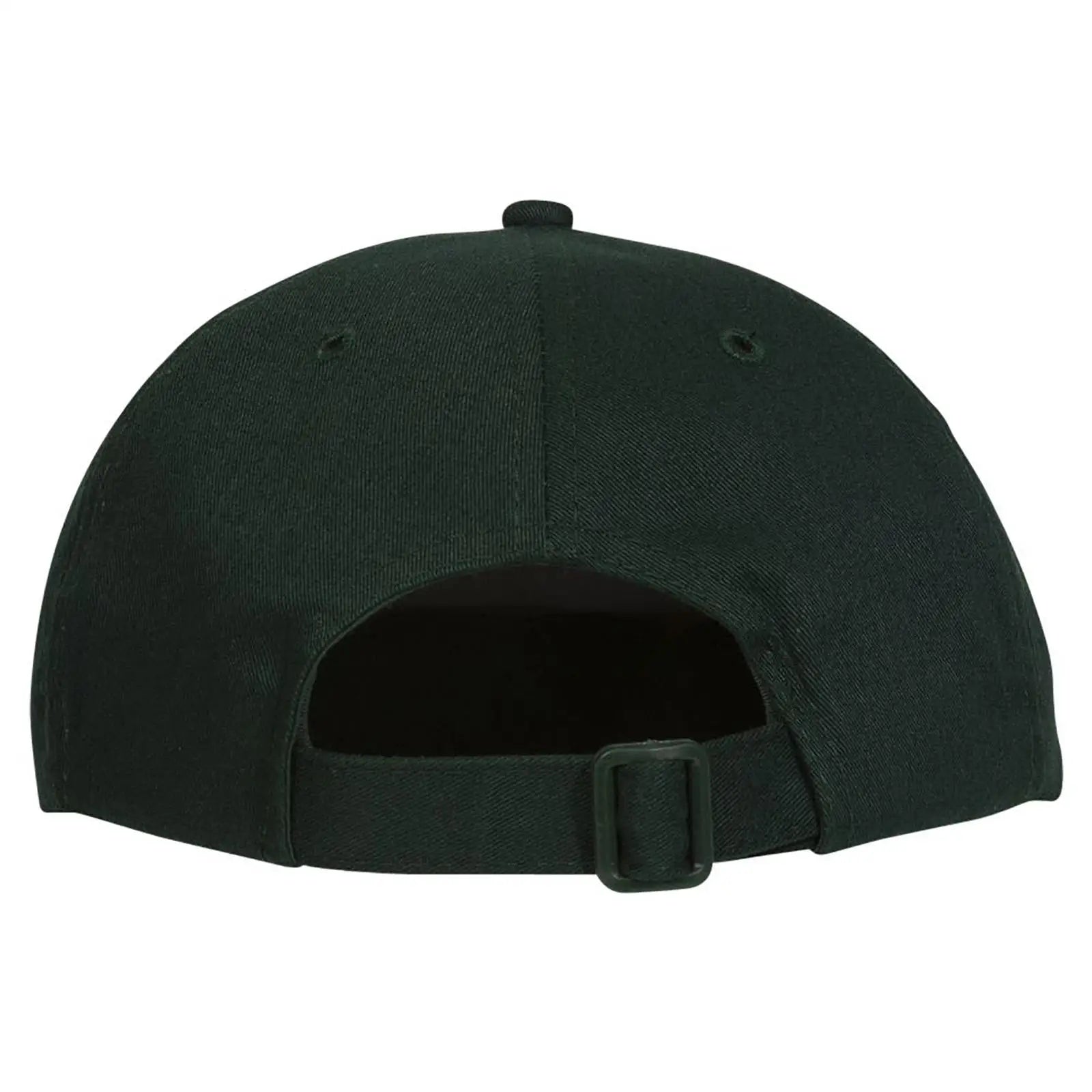 OTTO 24-032 6 Panel Low Profile Baseball Cap - Dk. Green - Dk. Green / 6 1/2’’ - 7 5/8’’
