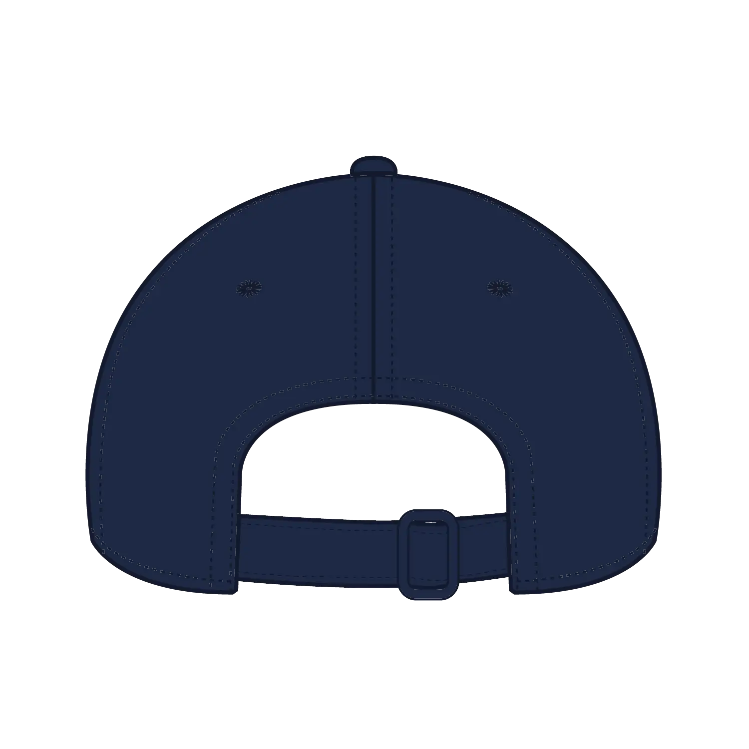 OTTO 24-032 6 Panel Low Profile Baseball Cap - Navy - Navy / 6 1/2’’ - 7 5/8’’