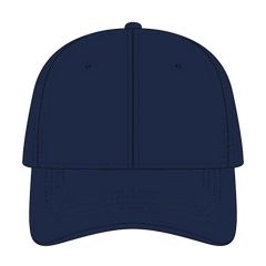 OTTO 24-032 6 Panel Low Profile Baseball Cap - Navy - Navy / 6 1/2’’ - 7 5/8’’