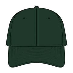 OTTO 24-105 6 Panel Low Profile Baseball Cap - Dk. Green - Dk. Green / 6 1/2’’ - 7 5/8’’