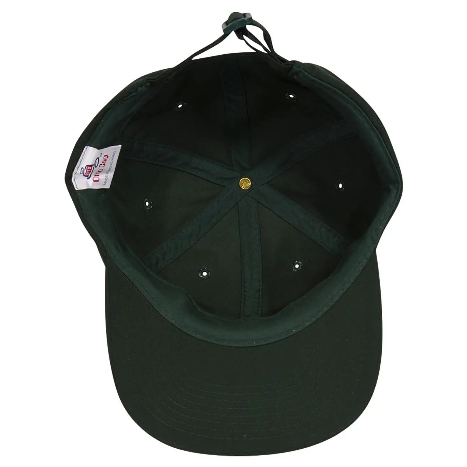 OTTO 24-105 6 Panel Low Profile Baseball Cap - Dk. Green - Dk. Green / 6 1/2’’ - 7 5/8’’