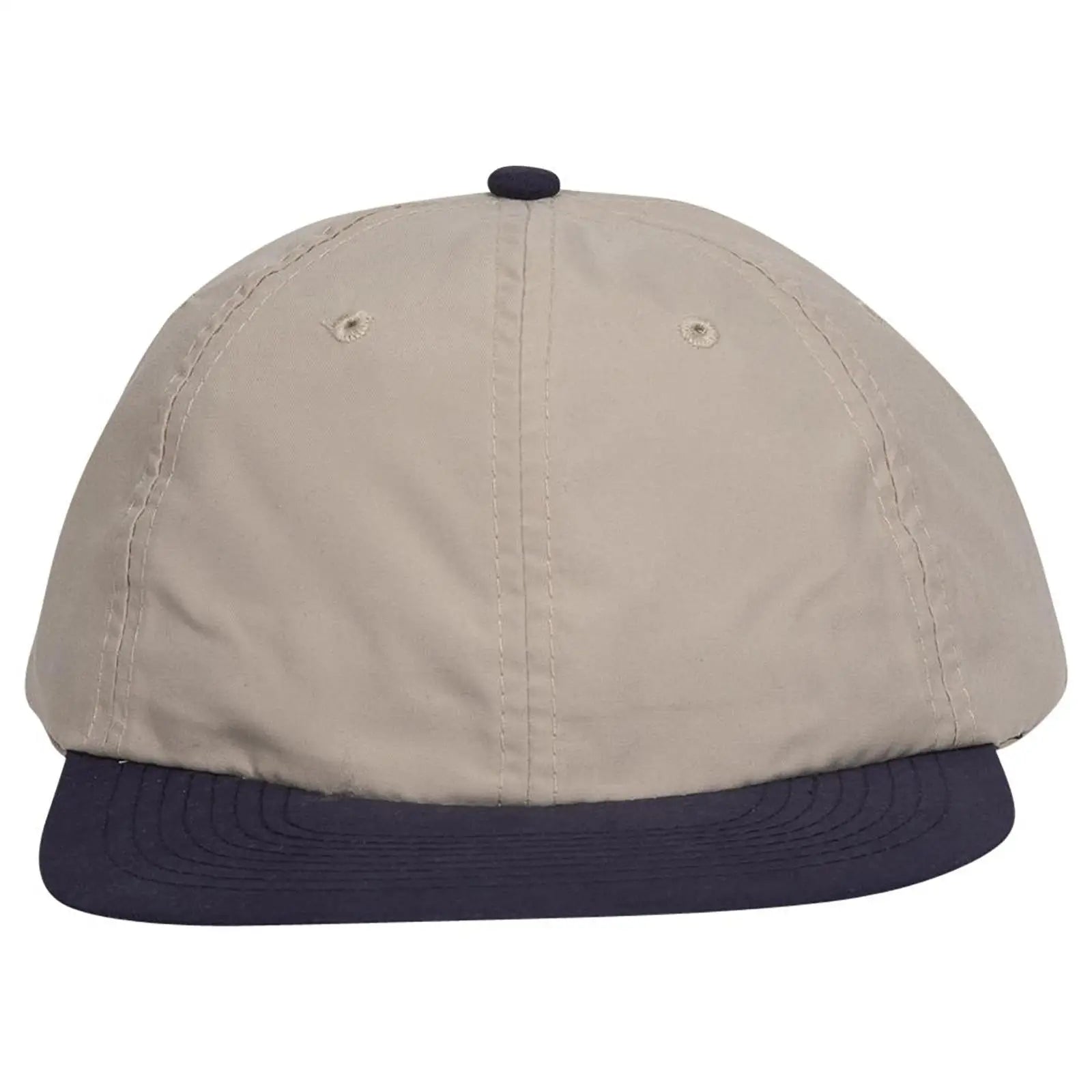 OTTO 24-106 6 Panel Low Profile Baseball Cap - Nvy/Kha - Nvy/Kha / 6 1/2’’ - 7 5/8’’