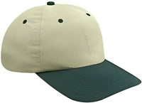OTTO 24-106 Polyester Microfiber Soft Visor Low Profile Pro Style Cap with 6 Embroidered Eyelets - Dark Green Khaki