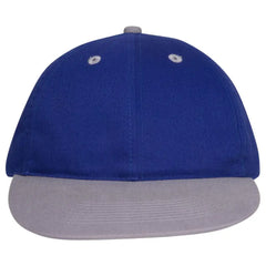 OTTO 25-023 6 Panel Low Profile Baseball Cap - Gry/Ryl - Gry/Ryl / 6 1/2’’ - 7 5/8’’