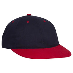 OTTO 25-023 6 Panel Low Profile Baseball Cap - Red/Nvy - Red/Nvy / 6 1/2’’ - 7 5/8’’