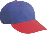 OTTO 25-023 Brushed Cotton Twill Sport Low Profile Pro Style Cap - Red Royal - Red Royal / One Size Fits Most