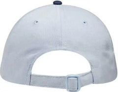 OTTO 25-040 6 Panel Low Profile Baseball Cap - Navy Sky Bluee - Navy Columbia Blue / One Size Fits Most