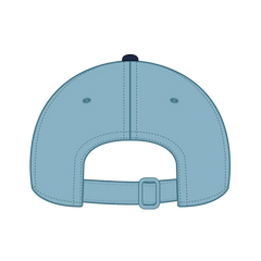 OTTO 25-040 6 Panel Low Profile Baseball Cap - Nvy/Sk.Blue - Nvy/Sk.Blue / 6 1/2’’ - 7 5/8’’