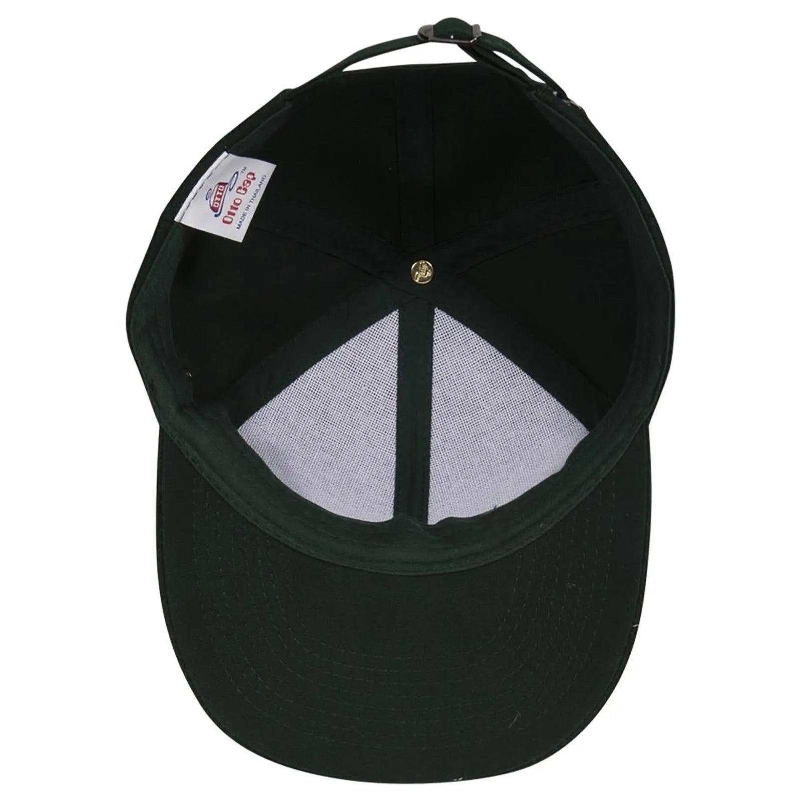 OTTO 26-030 6 Panel Low Profile Baseball Cap - Dk. Green - Dk. Green / 6 1/2’’ - 7 5/8’’