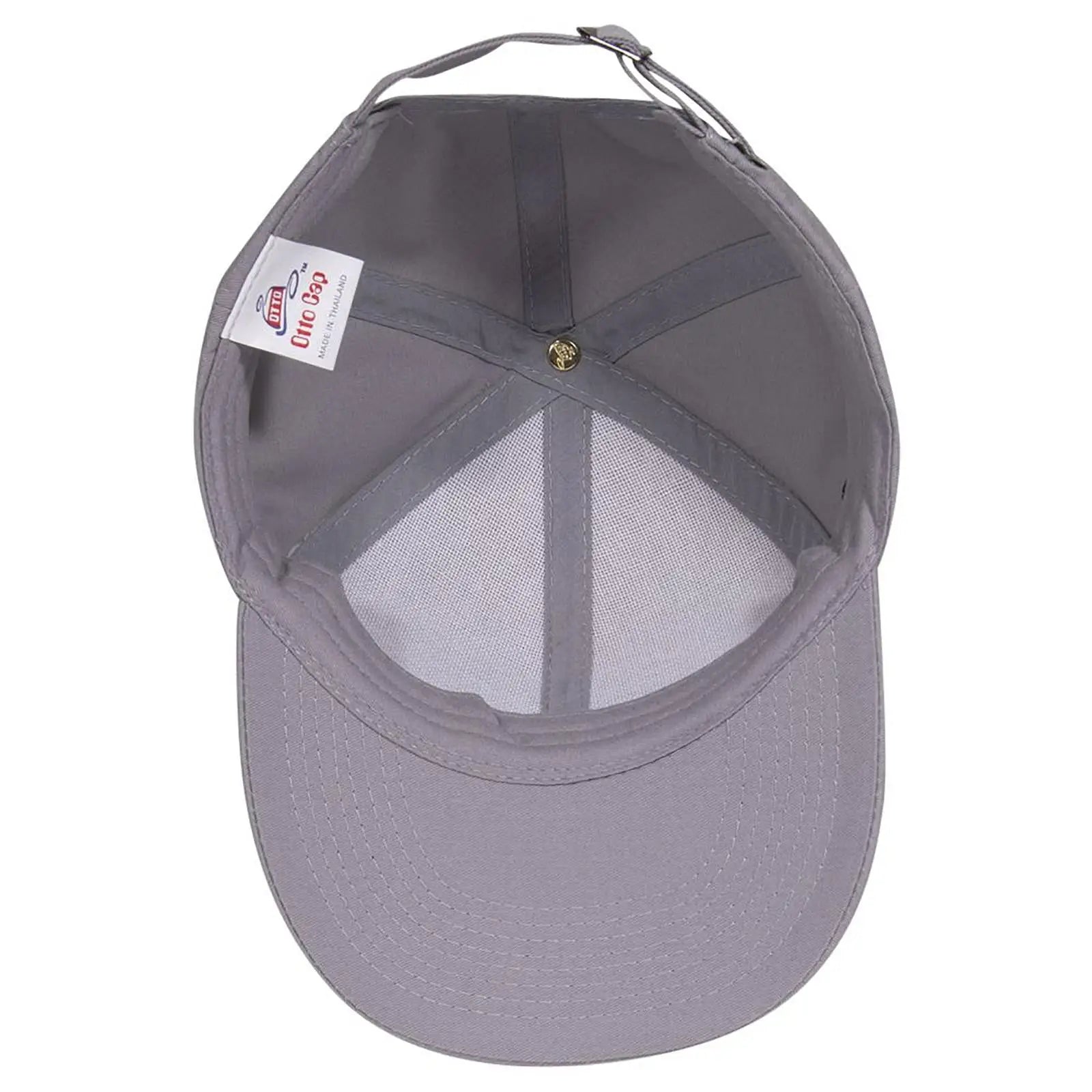 OTTO 26-030 6 Panel Low Profile Baseball Cap - Gray - Gray / 6 1/2’’ - 7 5/8’’