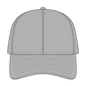 OTTO 26-030 6 Panel Low Profile Baseball Cap - Gray - Gray / 6 1/2’’ - 7 5/8’’