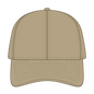 OTTO 26-030 6 Panel Low Profile Baseball Cap - Khaki - Khaki / 6 1/2’’ - 7 5/8’’