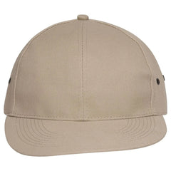 OTTO 26-030 6 Panel Low Profile Baseball Cap - Khaki - Khaki / 6 1/2’’ - 7 5/8’’