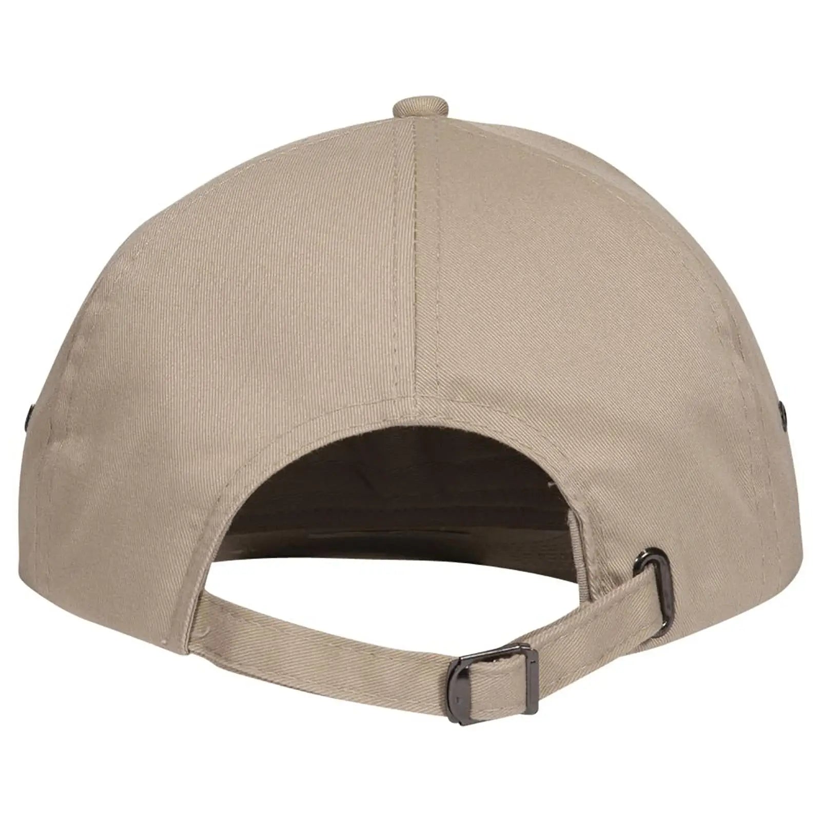 OTTO 26-030 6 Panel Low Profile Baseball Cap - Khaki - Khaki / 6 1/2’’ - 7 5/8’’