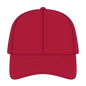 OTTO 26-030 6 Panel Low Profile Baseball Cap - Red - Red / 6 1/2’’ - 7 5/8’’