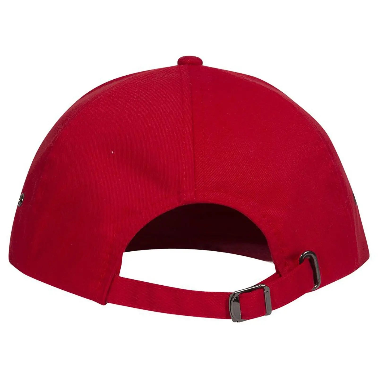 OTTO 26-030 6 Panel Low Profile Baseball Cap - Red - Red / 6 1/2’’ - 7 5/8’’