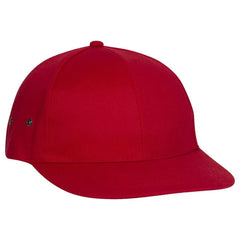 OTTO 26-030 6 Panel Low Profile Baseball Cap - Red - Red / 6 1/2’’ - 7 5/8’’