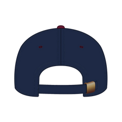OTTO 27-008 6 Panel Mid Profile Baseball Cap - Burg. Marn/Nvy - Burg. Marn/Nvy / 6 1/2’’ - 7 5/8’’