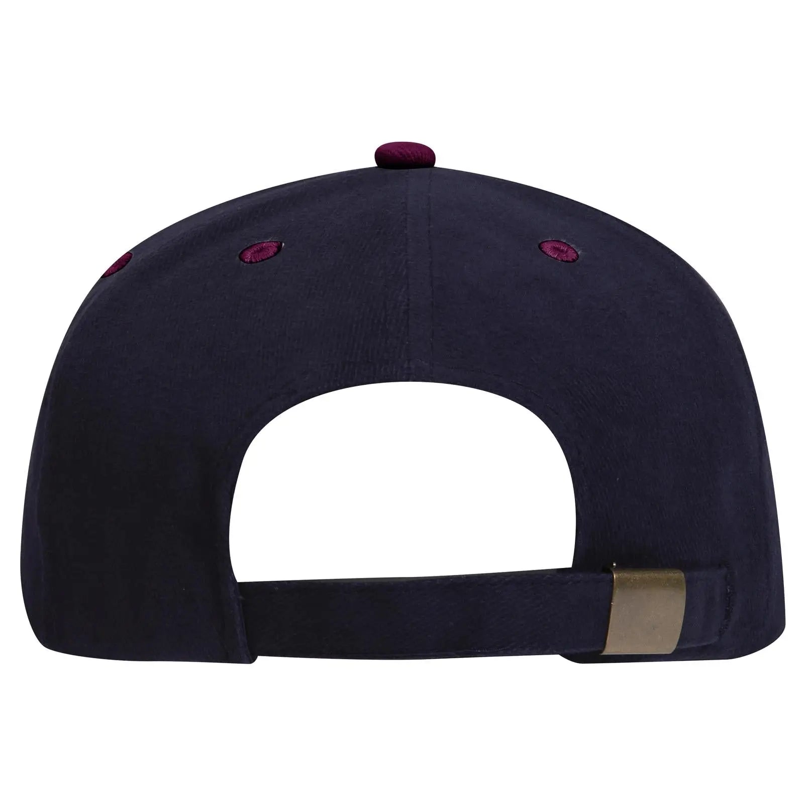 OTTO 27-008 6 Panel Mid Profile Baseball Cap - Burg. Marn/Nvy - Burg. Marn/Nvy / 6 1/2’’ - 7 5/8’’