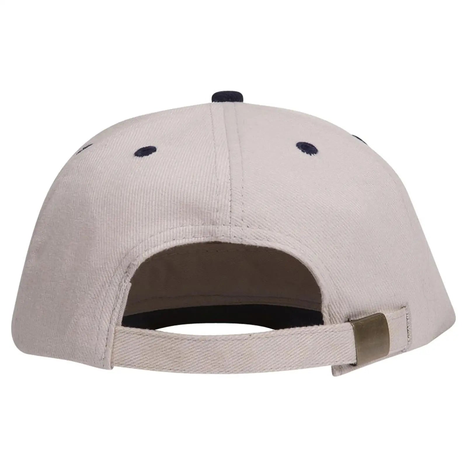 OTTO 27-008 6 Panel Mid Profile Baseball Cap - Nvy/Stn.Gry - Nvy/Stn.Gry / 6 1/2’’ - 7 5/8’’