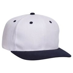 OTTO 27-008 6 Panel Mid Profile Baseball Cap - Nvy/Wht - Nvy/Wht / 6 1/2’’ - 7 5/8’’