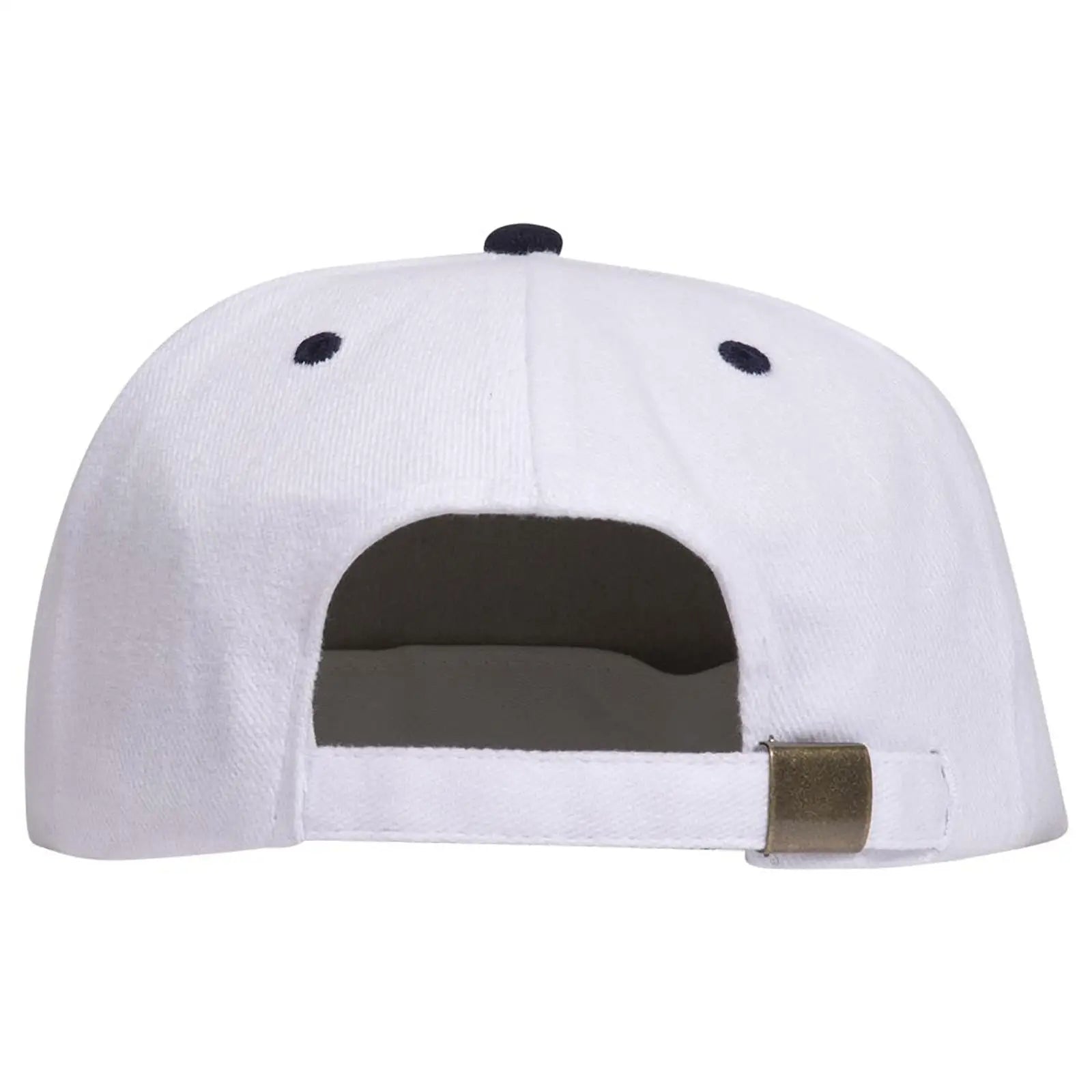 OTTO 27-008 6 Panel Mid Profile Baseball Cap - Nvy/Wht - Nvy/Wht / 6 1/2’’ - 7 5/8’’