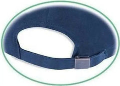 OTTO 27-008 Brushed Bull Denim Pro Style Cap with Fabric Adjustable Strap - Burgandy Maroon Navy - Maroon Navy