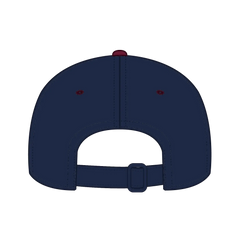 OTTO 27-015 6 Panel Mid Profile Baseball Cap - Burg. Marn/Nvy - Burg. Marn/Nvy / 6 1/2’’ - 7 5/8’’