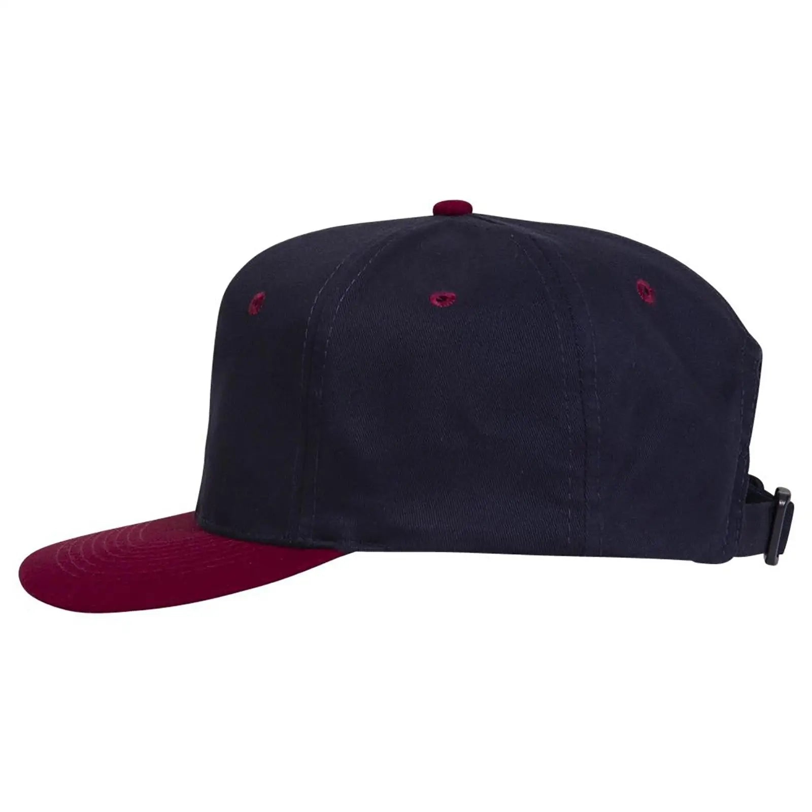 OTTO 27-015 6 Panel Mid Profile Baseball Cap - Burg. Marn/Nvy - Burg. Marn/Nvy / 6 1/2’’ - 7 5/8’’