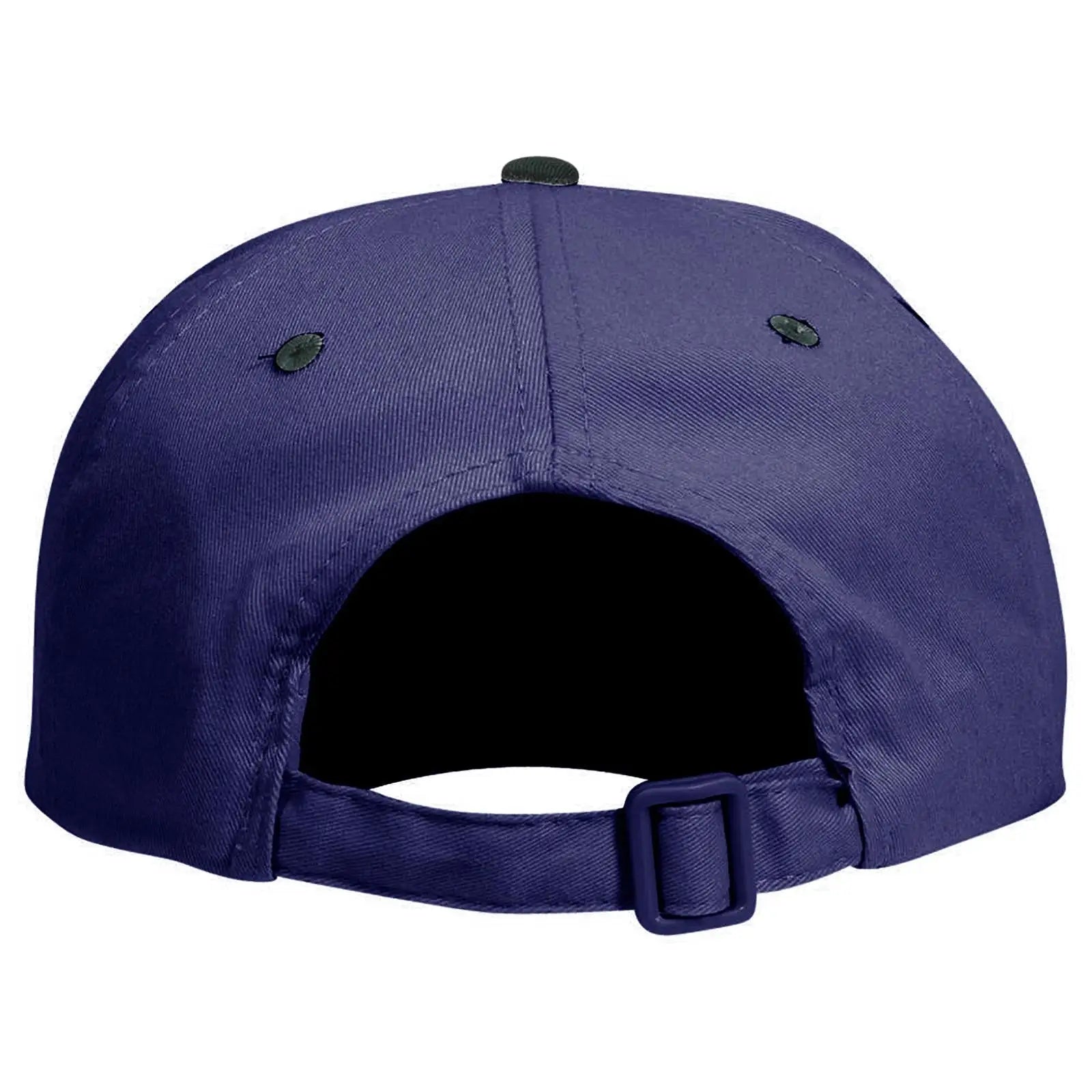 OTTO 27-015 6 Panel Mid Profile Baseball Cap - Dk.Grn/Nvy - Dk.Grn/Nvy / 6 1/2’’ - 7 5/8’’